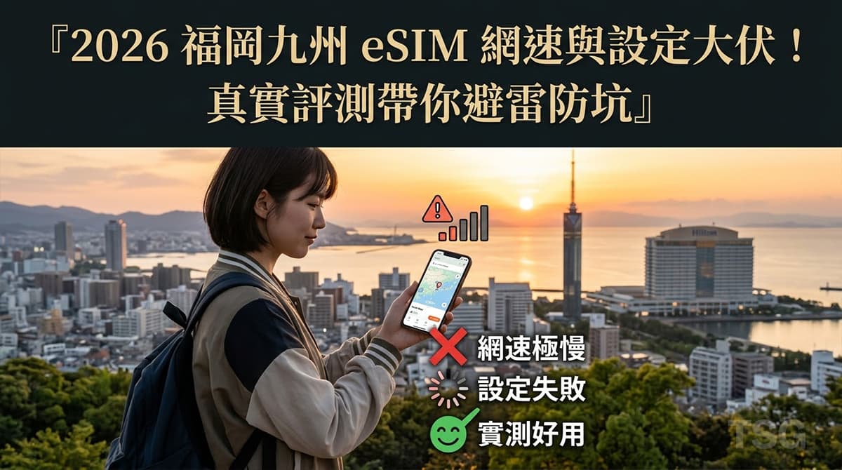 九州 eSIM 推薦 Fukuoka Kyushu Esim Review 2026