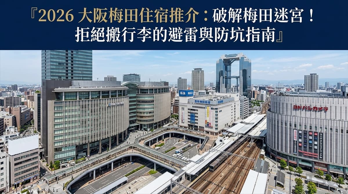 大阪梅田住宿 Osaka Umeda Hotel Recommendations