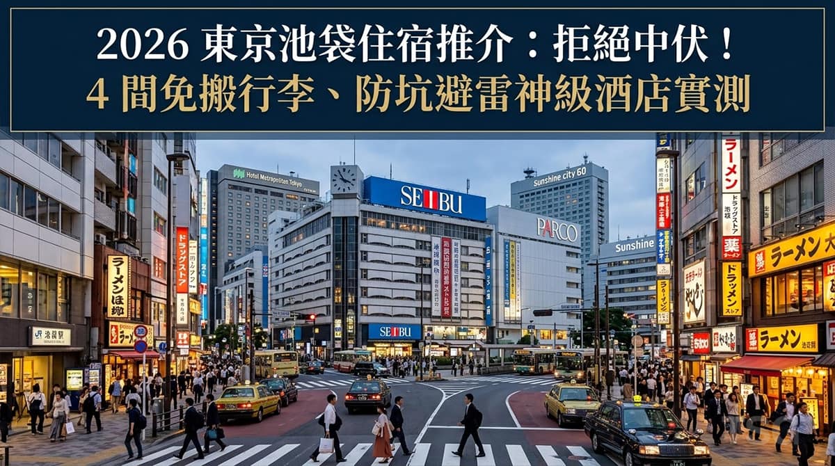東京池袋住宿推介 Tokyo Ikebukuro Hotel Guide 2026