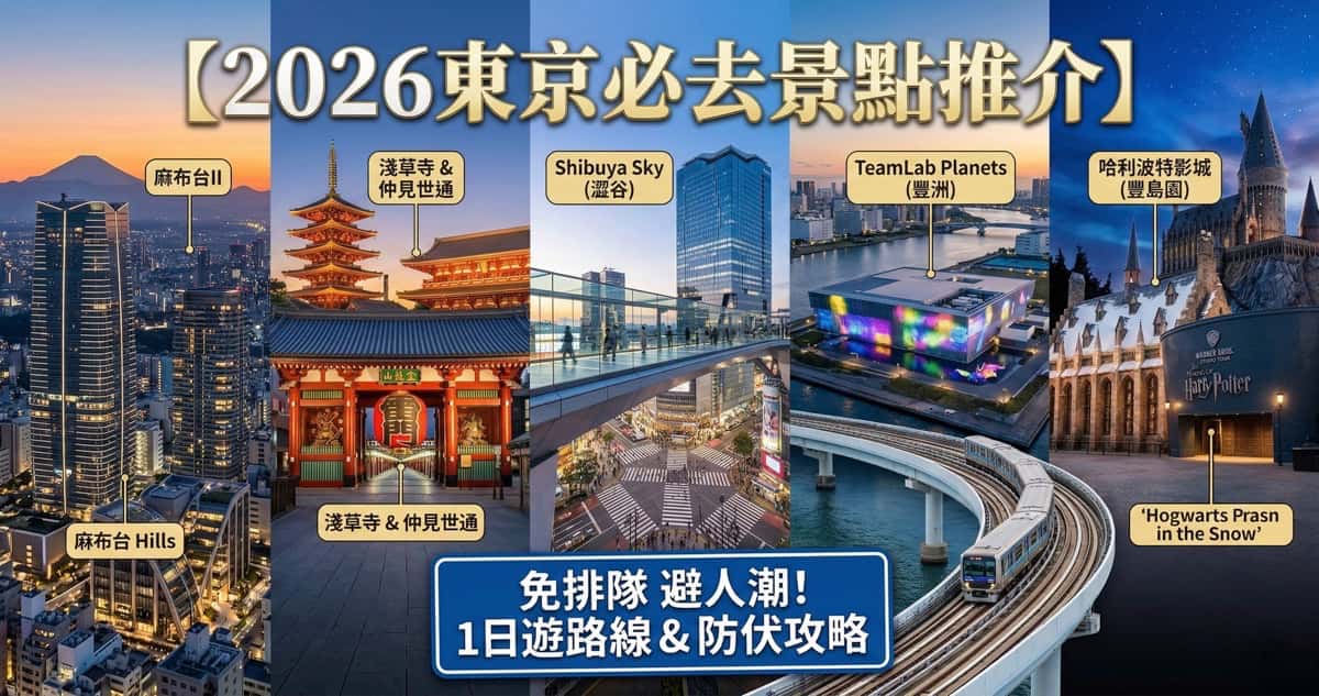 2026東京自由行