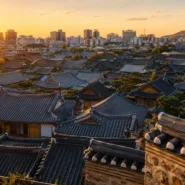 Jeonju Hanok Village rooftops near the best hotels in Jeonju for different budgets