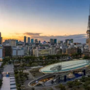 Nagoya skyline and station area near the best hotels in Nagoya for every budget