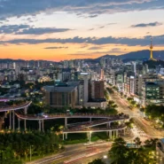 Dongseong-ro in Daegu city center near the best centrally located hotels