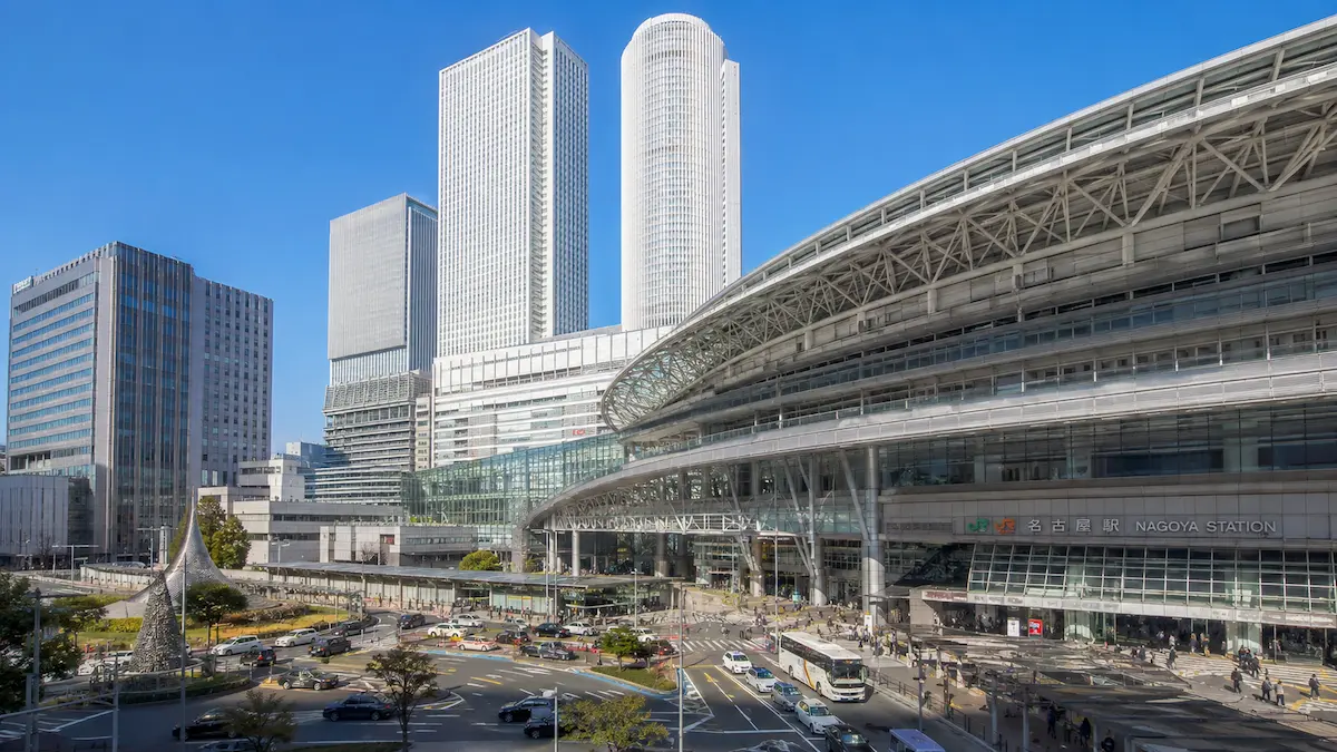Nagoya Station skyline and the best nearby hotels for luggage-friendly city stays