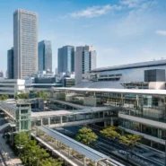 Yokohama Station skyline and nearby hotels for luggage-friendly stays