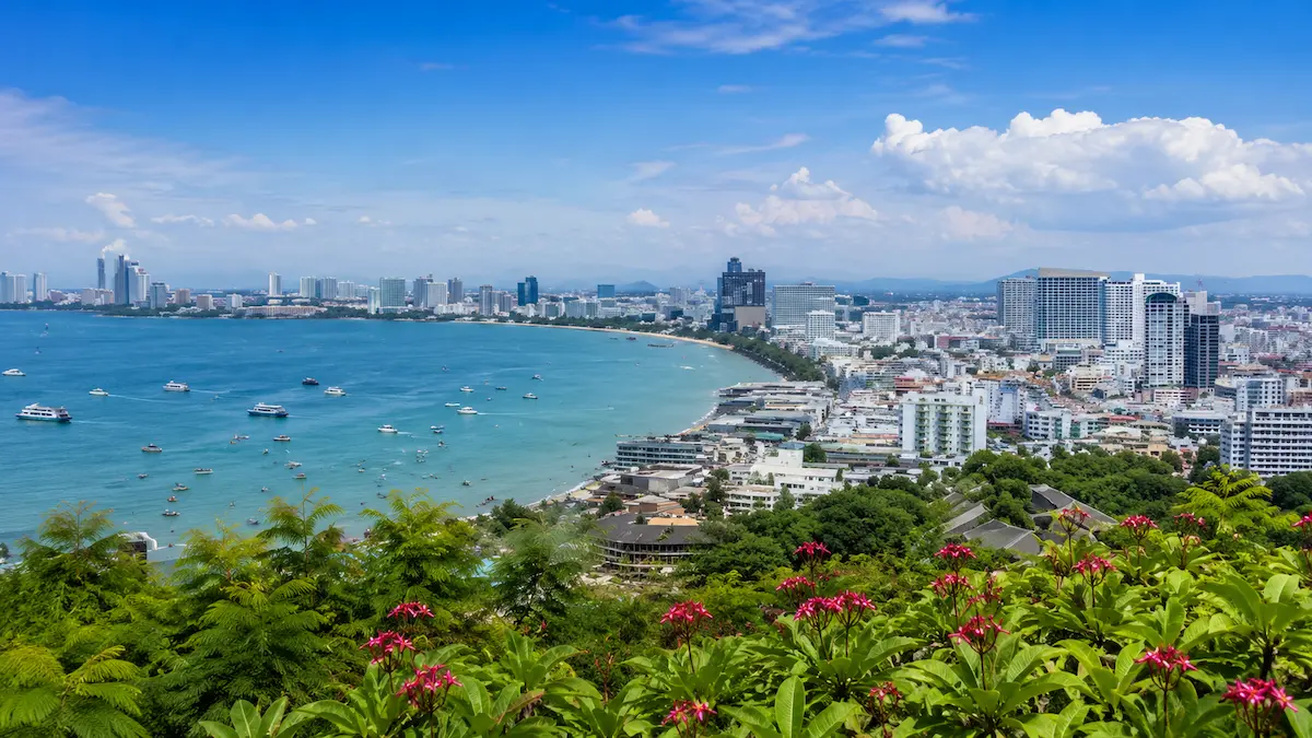 Pattaya beach and skyline illustrating the best time to visit Pattaya by season