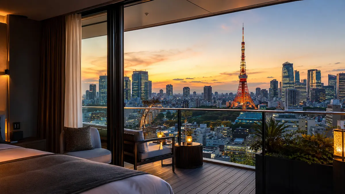Tokyo hotel guide comparing budget stays in Shibuya and Asakusa with mid-range Shinjuku hotels and Tokyo Station luxury