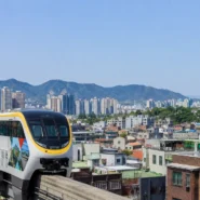 Daegu transportation guide showing subway, buses, taxis and Dongdaegu Station travel options