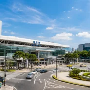 Daejeon Station to city center transport options including metro, bus, taxi and walking