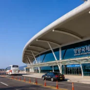 Travel options from Yangyang International Airport to Gangneung city center in South Korea