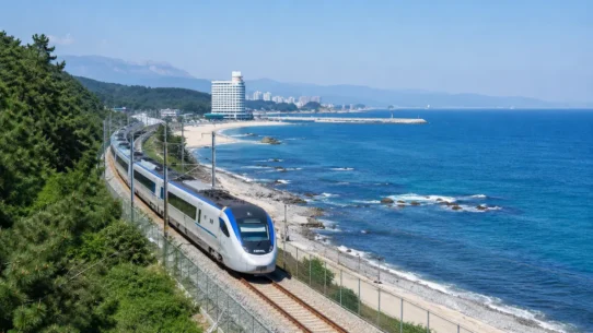 Gangneung transportation guide covering KTX trains, local buses, taxis and coastal travel in South Korea