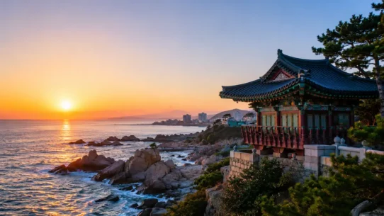 Gangneung travel guide for first-time visitors with East Sea beach and coastal cafes