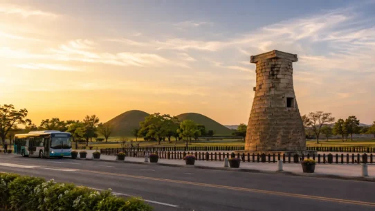 Gyeongju transportation guide for KTX, city buses, taxis and travel between Gyeongju Station and major attractions