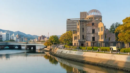 First-time visitor overlooking Hiroshima and Miyajima during a practical Japan itinerary