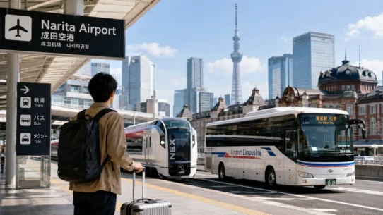 Comparison of trains, airport buses and private transfers from Narita Airport to Tokyo