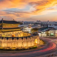 Airport bus and rail options for traveling from Incheon or Gimpo Airport to Suwon city center