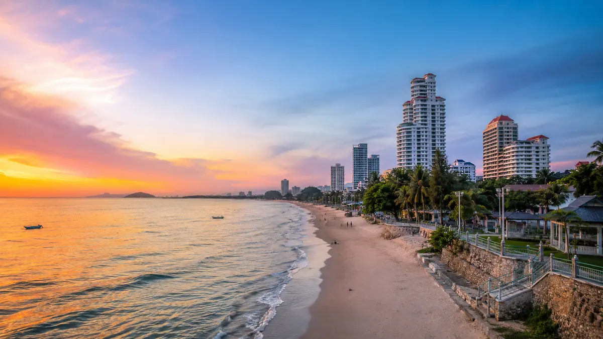 Hua Hin beach and seaside town in Thailand for first-time visitors
