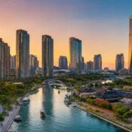 Incheon travel budget guide showing Songdo, airport transport and Korean won costs