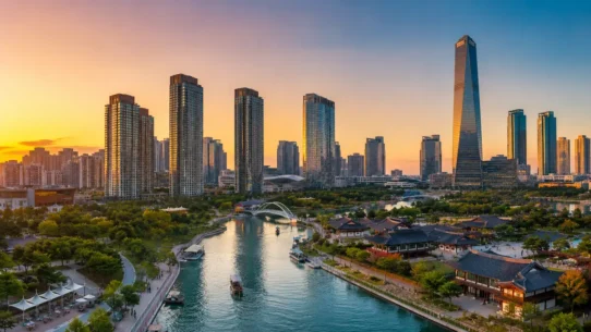 Incheon travel budget guide showing Songdo, airport transport and Korean won costs