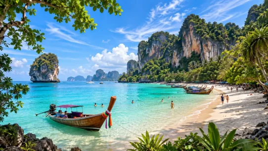 Krabi 5-day itinerary showing Railay Beach, island tours and practical first-time travel tips