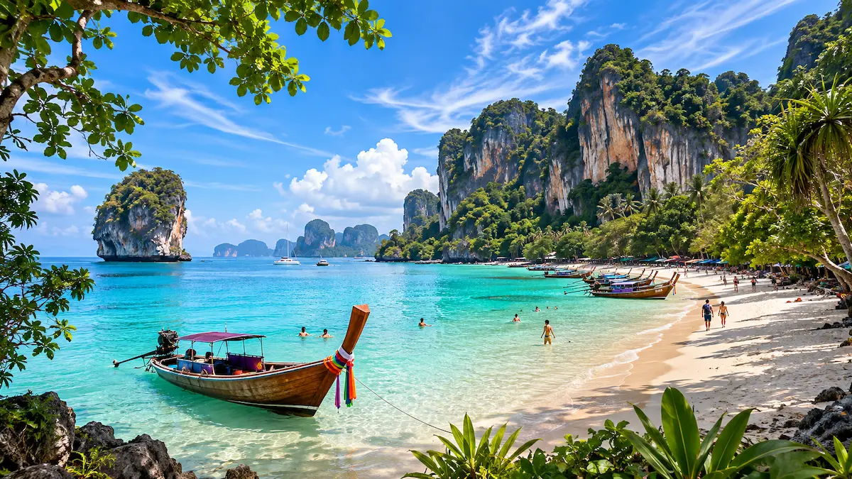 Krabi 5-day itinerary showing Railay Beach, island tours and practical first-time travel tips