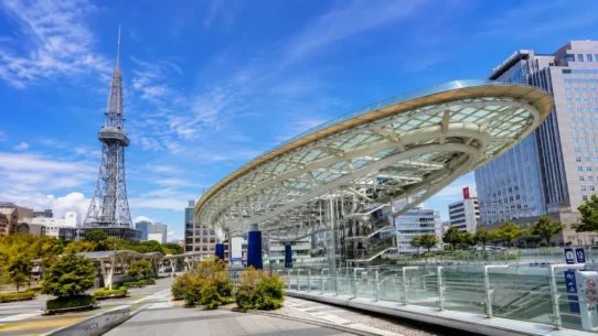Travel options from Nagoya Station to Sakae and Fushimi in central Nagoya