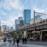 Osaka transportation signs and trains for first-time visitors