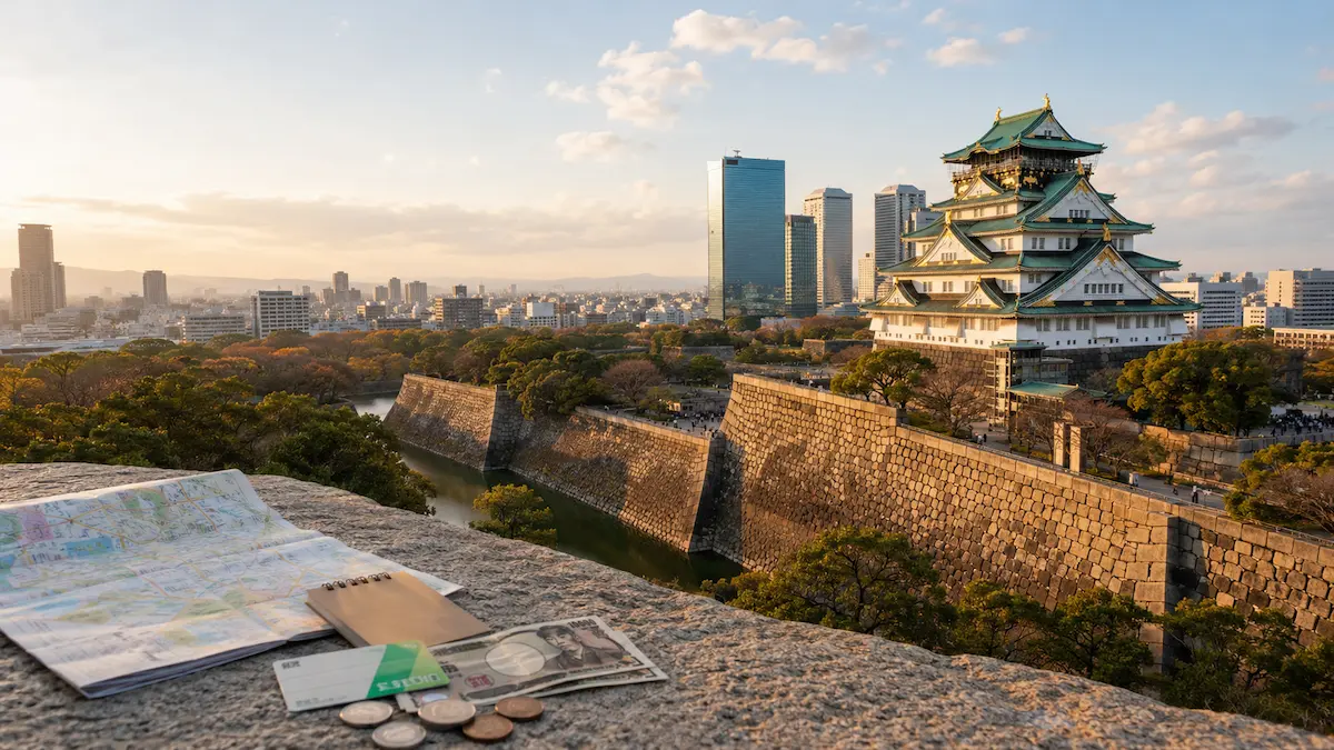 Osaka travel budget guide covering hotels, food, transport and attractions