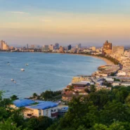 Pattaya Bay and beach skyline for a first-time Pattaya travel guide