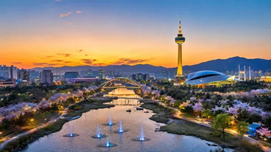Three-day Daejeon itinerary featuring Expo Science Park, Hanbat Arboretum, Yuseong Hot Springs and Jangtaesan Recreational Forest