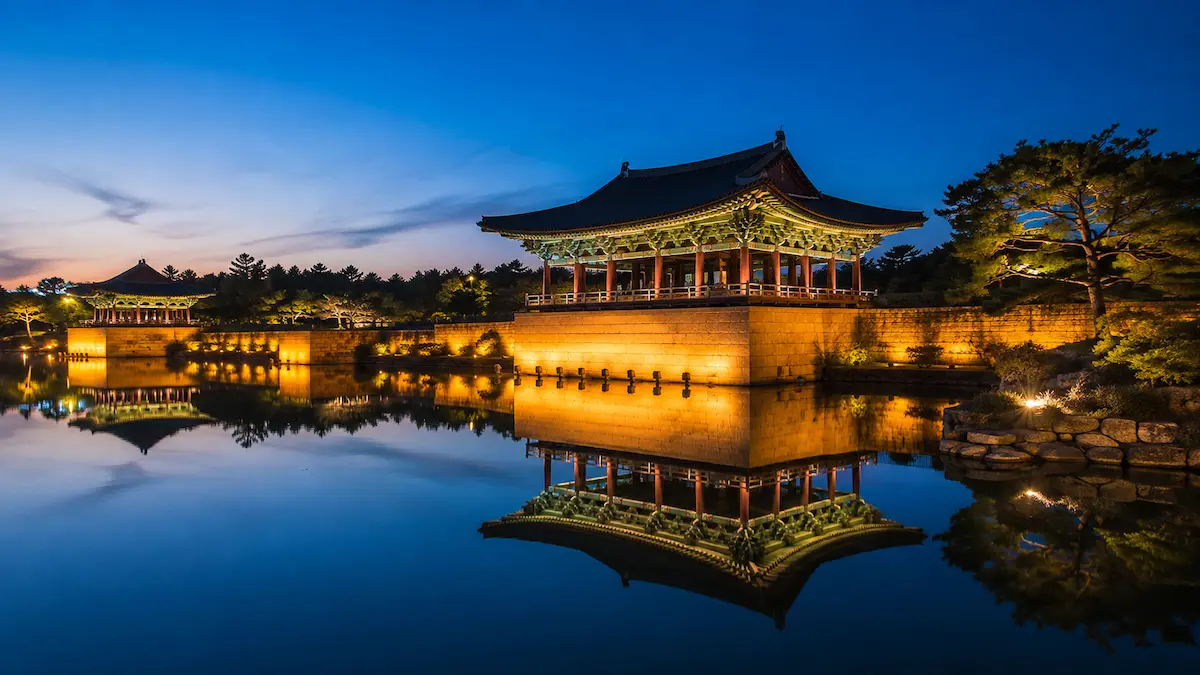 Three-day Gyeongju itinerary featuring royal tombs, Bulguksa Temple, Seokguram Grotto, and Donggung Palace and Wolji Pond
