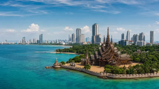 Three-day Pattaya itinerary featuring Koh Larn, Sanctuary of Truth and Nong Nooch Tropical Garden