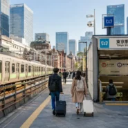Tokyo train and subway signs helping first-time visitors navigate the city