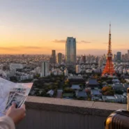 Tokyo travel budget guide showing daily costs for hotels, food, transport and attractions