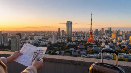 Tokyo travel budget guide showing daily costs for hotels, food, transport and attractions