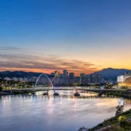 Daejeon skyline and city districts for a first-time visitor accommodation guide