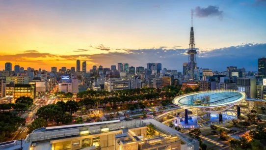 Nagoya city skyline showing the best central areas for first-time visitors