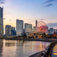 Yokohama waterfront skyline showing Minato Mirai and the best areas to stay